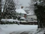 Oak Cottage from the distance