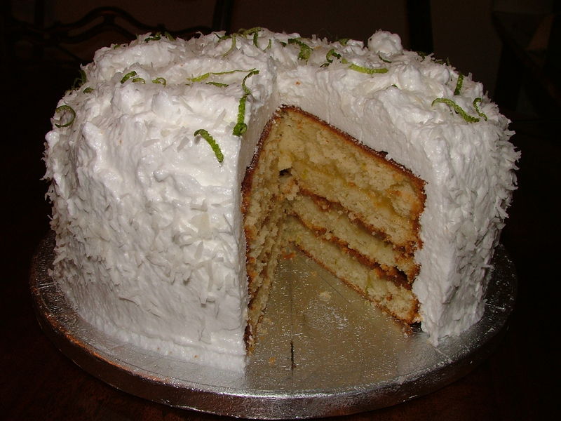 Lemony Coconut Cake