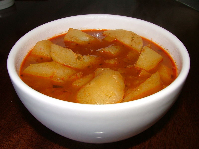 Fokhagymas-tarkonyos paprikas krumpli