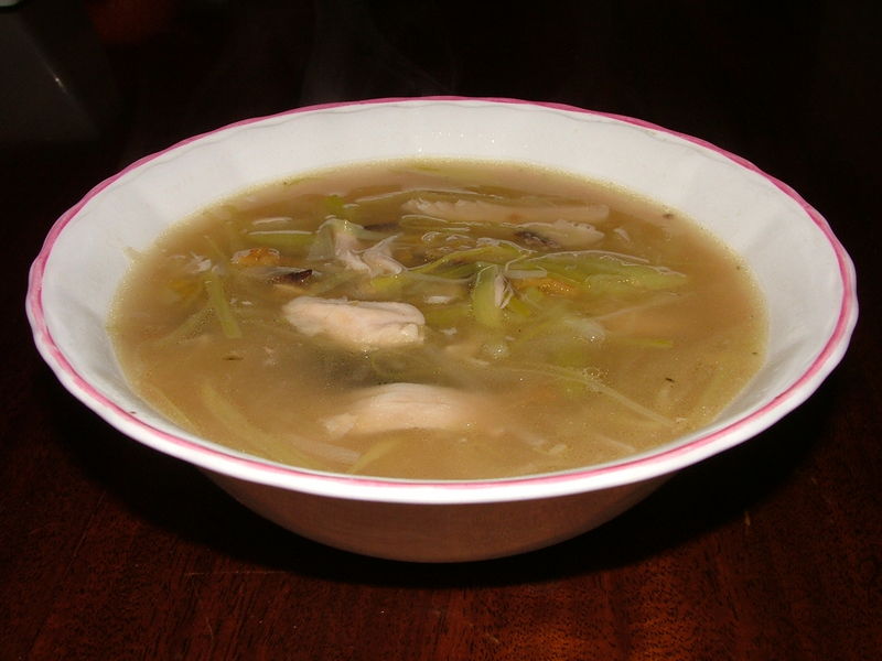 Cock-A-Leekie Soup /starter/