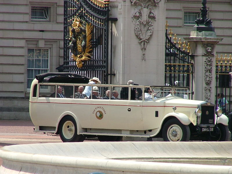 Veterans leaving the palace