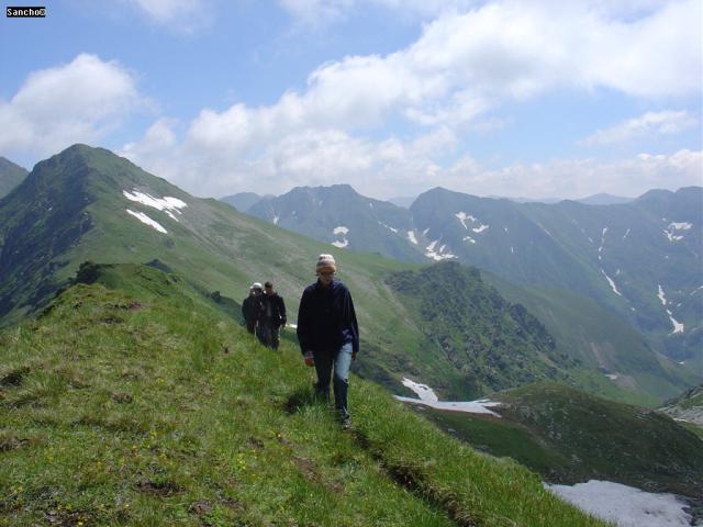 Aztán összekaptam magam, és a csapat elejére vágtattam. Itt még bírta a lábam.