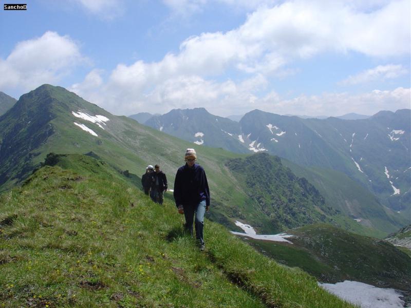 Aztán összekaptam magam, és a csapat elejére vágtattam. Itt még bírta a lábam.