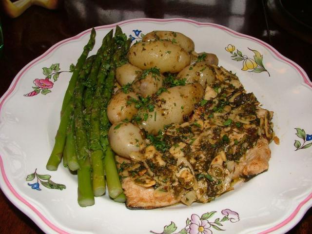 Trout with Brown Butter & Almonds