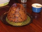 Christmas pudding with Brandy Butter