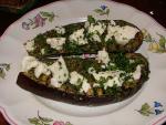 Griddled Aubergine with Feta Cheese